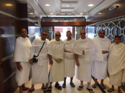 معتمرو الفوج الثاني من مدينة يافا ينتهون من أداء عمرة رمضان 